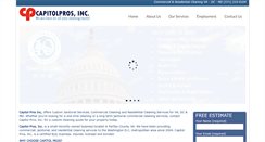 Desktop Screenshot of capitolpros.com